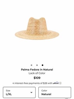 Lack Of Color Palma Fedora (L/XL)